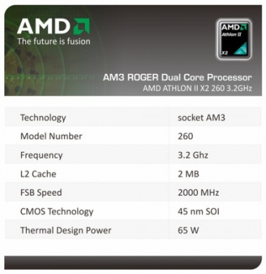 AMD S. AM3 ATHLON II X2 260  large